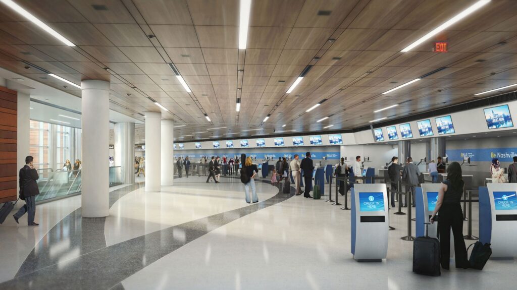 BNA Concourse + Terminal WIngs - Fentress Architects