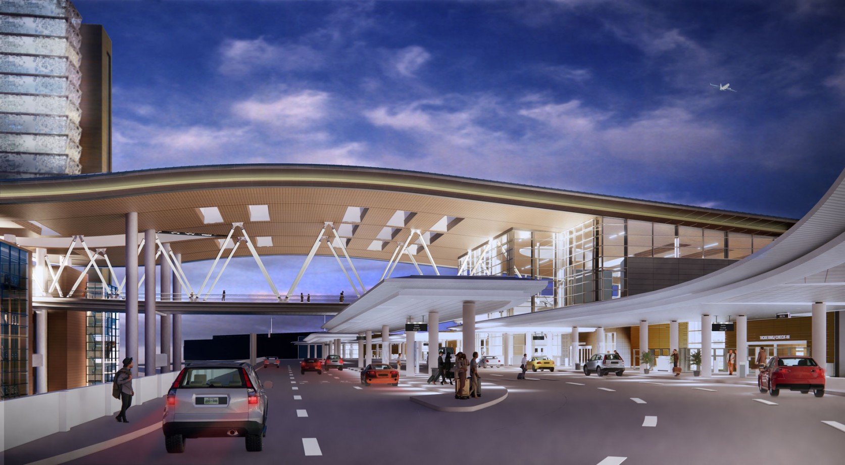 New Central Terminal + International Arrivals Facility at BNA