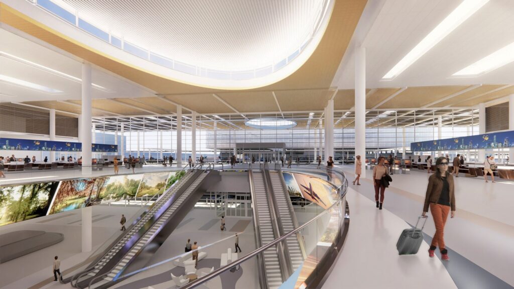 Mickey Leland International Terminal at IAH - Fentress Architects