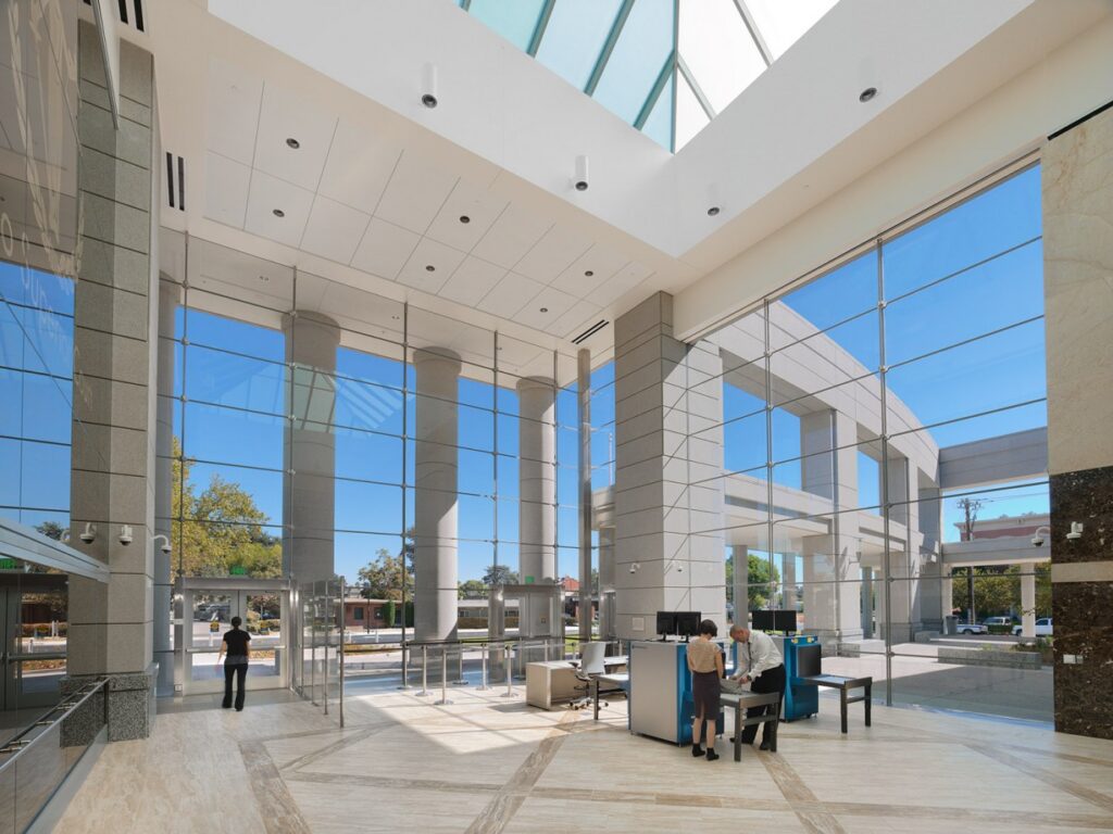 Yolo County Courthouse Fentress Architects   Lobby Day RVR 1024x768 