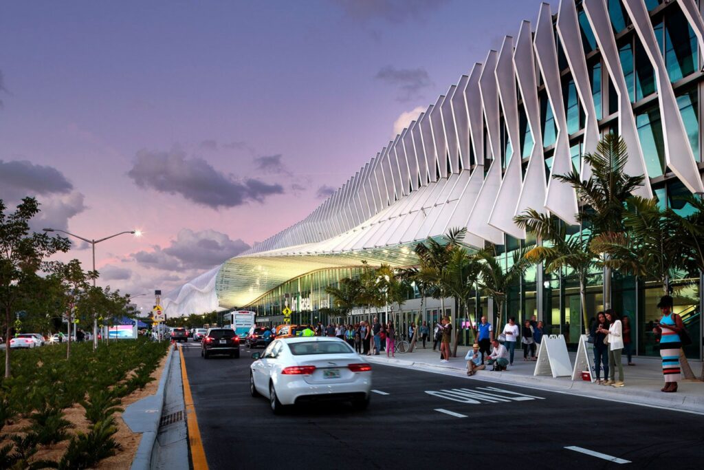 Miami Beach Convention Center entrance
