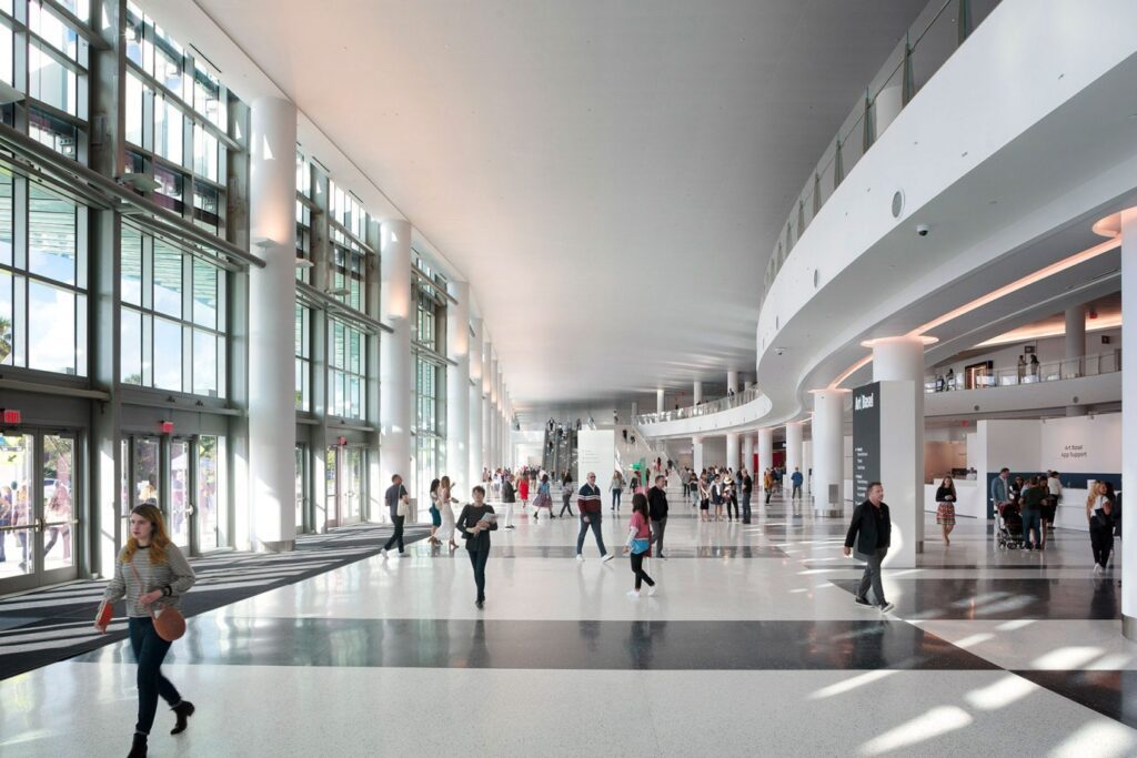 Miami Beach Convention Center lobby